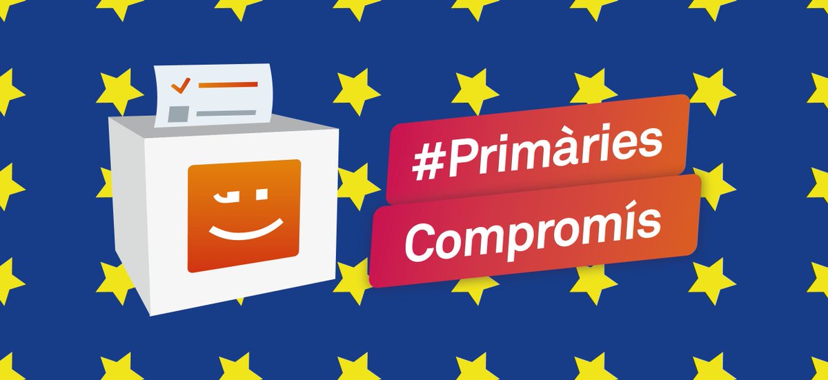Saps que som l'únic partit que fa primàries obertes a la ciutadania? Apunta't per a votar a les nostres primàries a les Eleccions Europees 2024. Pots fer-ho fins el 22 d'abril ací: primaries.compromis.net