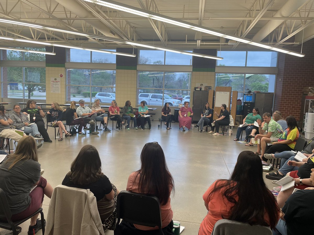 Differentiating professional learning around Restorative Circles for our students and adults. Relationships. Community. Belonging. #dodgeliteracymagnet #USD259 #iirp