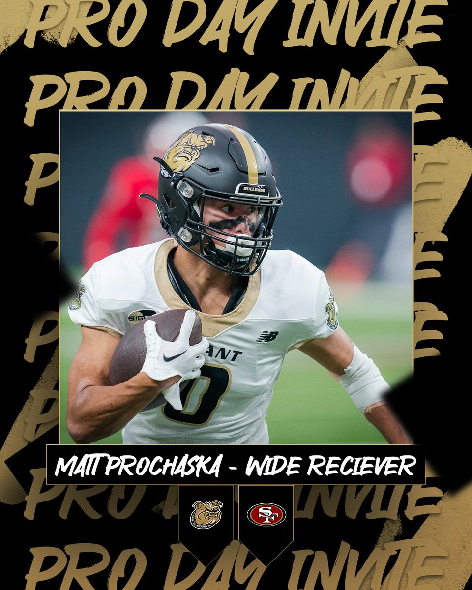 Shoutout to Matt Prochaska, who participated in the San Francisco 49ers pro day last week.