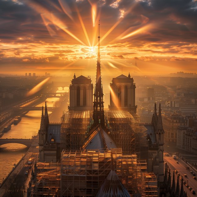 Il y a 5 ans, la France pleurait Notre-Dame dévorée par les flammes. Aujourd’hui, grâce à l’armée des héritiers et des bâtisseurs, elle est devenue notre phénix ! Notre cathédrale millénaire renait de ses cendres et nous adresse ce message : l’espérance est toujours un trésor.