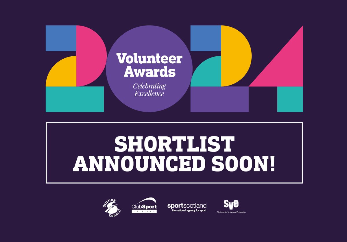 🌟 Exciting news! The #VolunteerAwards Shortlist Nominees will be announced soon! Get ready to meet our 2024 nominees #Recognition #Stirling #Community #Volunteers @ClubSportStlg @StirlingCouncil @SportAbilityAS @sportscotland @ActiveSchoolStg