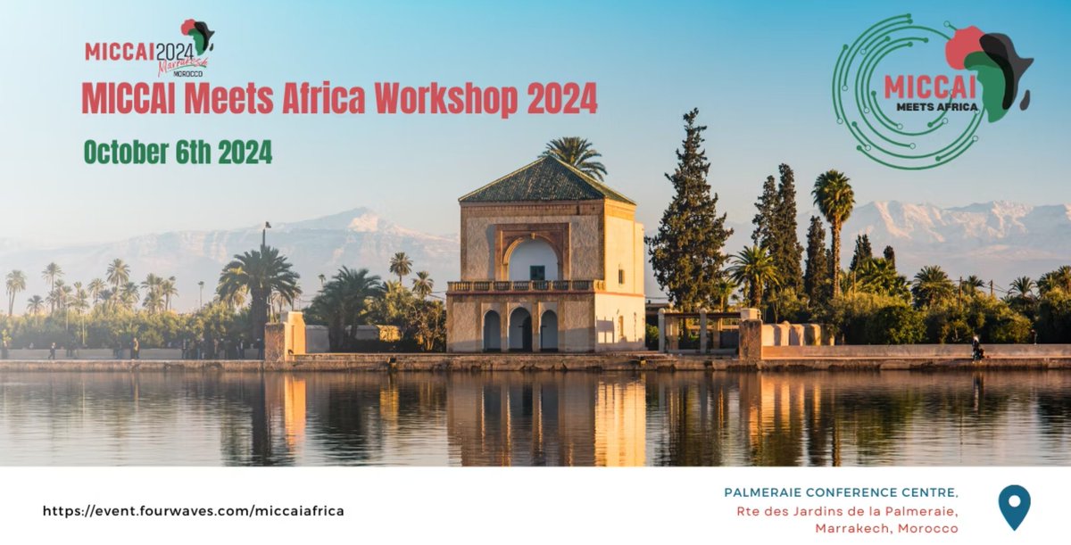 We are proud to announce that we are hosting a #miccai workshop focused on #medicalimaging and #machine learning from #LMIC event.fourwaves.com/miccaiafrica/p… Accepted papers will be published as Springer LNCS, and scholarships for #african students on the way. #Africa IS a #ML country 😊