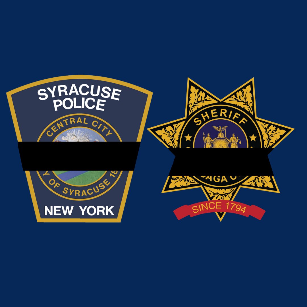 Together, we mourn. 'It is a dark day for Syracuse. This is our worst nightmare come true. Our thoughts are with the families of those two officers, those two heroes. We just need to be there for everyone in the law enforcement community today.' -Syracuse Mayor Ben Walsh