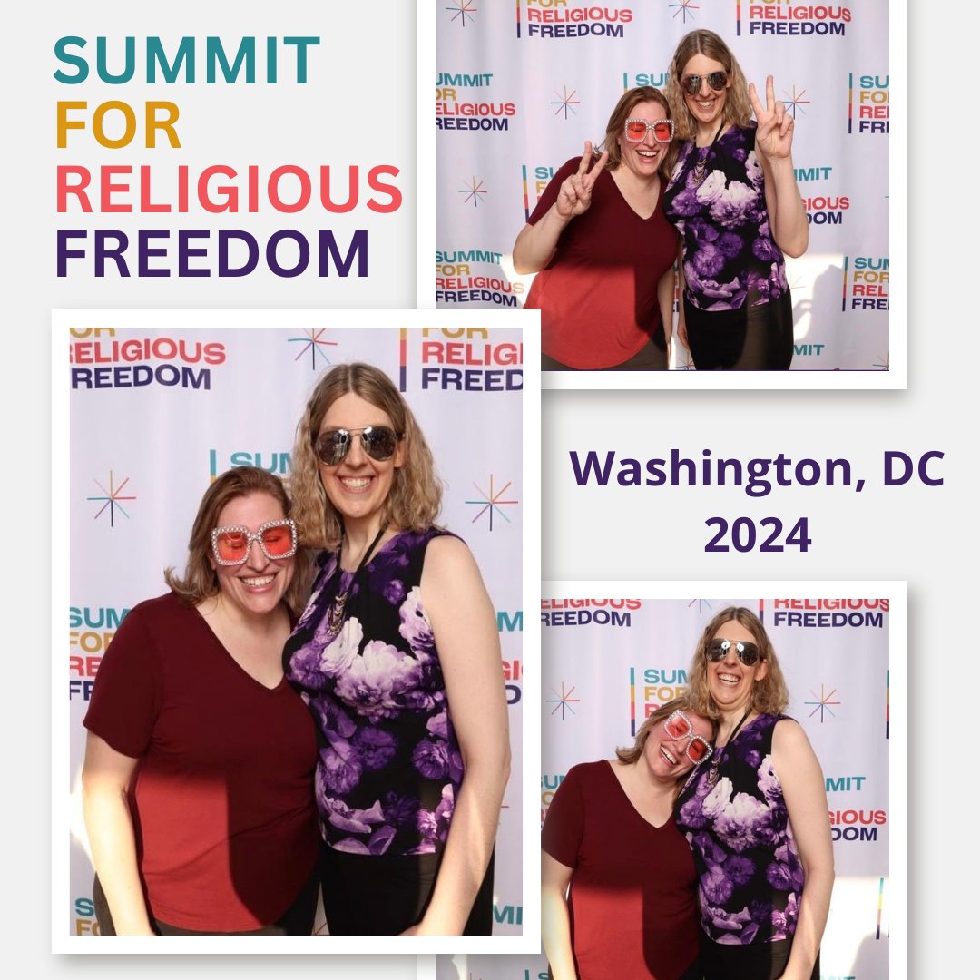 This week Alison and Rebecca are at the Summit For Religious Freedom in Washington, DC! This is an amazing event where orgs that care about the separation of church and state are able to get together in one place and collaborate on the big issues.
#SRF2024