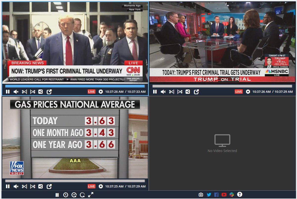 CNN and MSNBC are running specials on Trump's criminal trial -- and while Fox isn't ignoring it, they're definitely not giving it the same attention