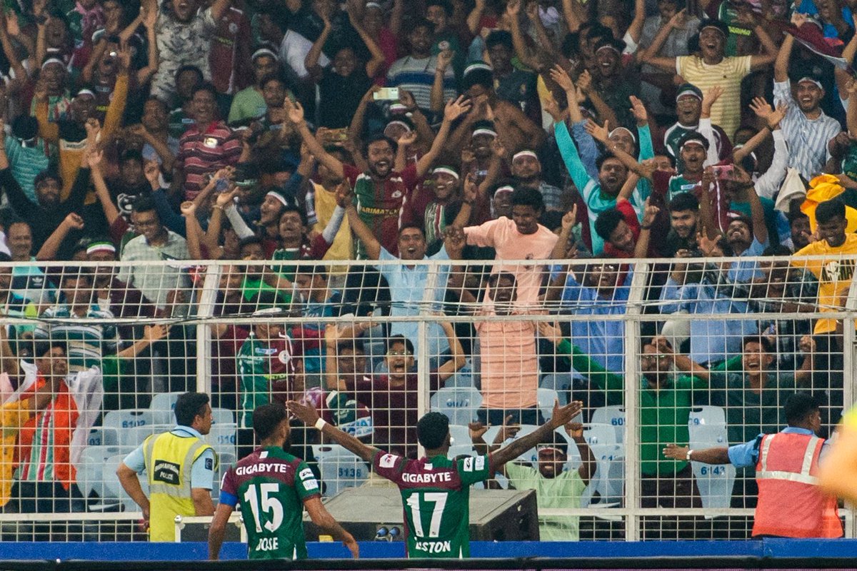 Look what that means to Liston Colaco and the Mohun Bagan fans ❤💚