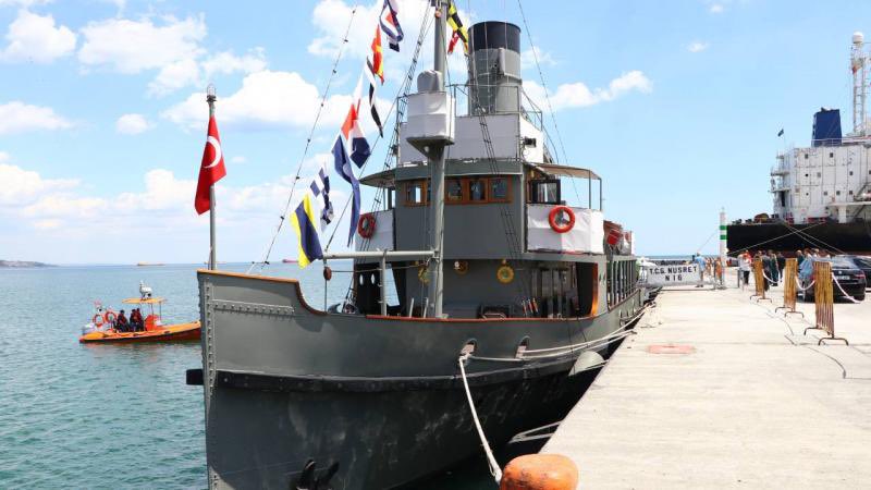 TCG Nusret müze gemisi, Ege ve Akdeniz limanlarında ziyarete açılacak.