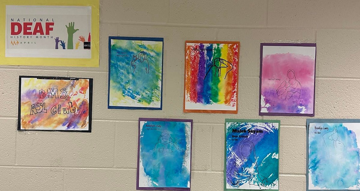 BMS Sign Club celebrates Deaf History Month! Guest Interpreter, Mr. Noberto Garcia 
#BMS #DeafHistoryMonth