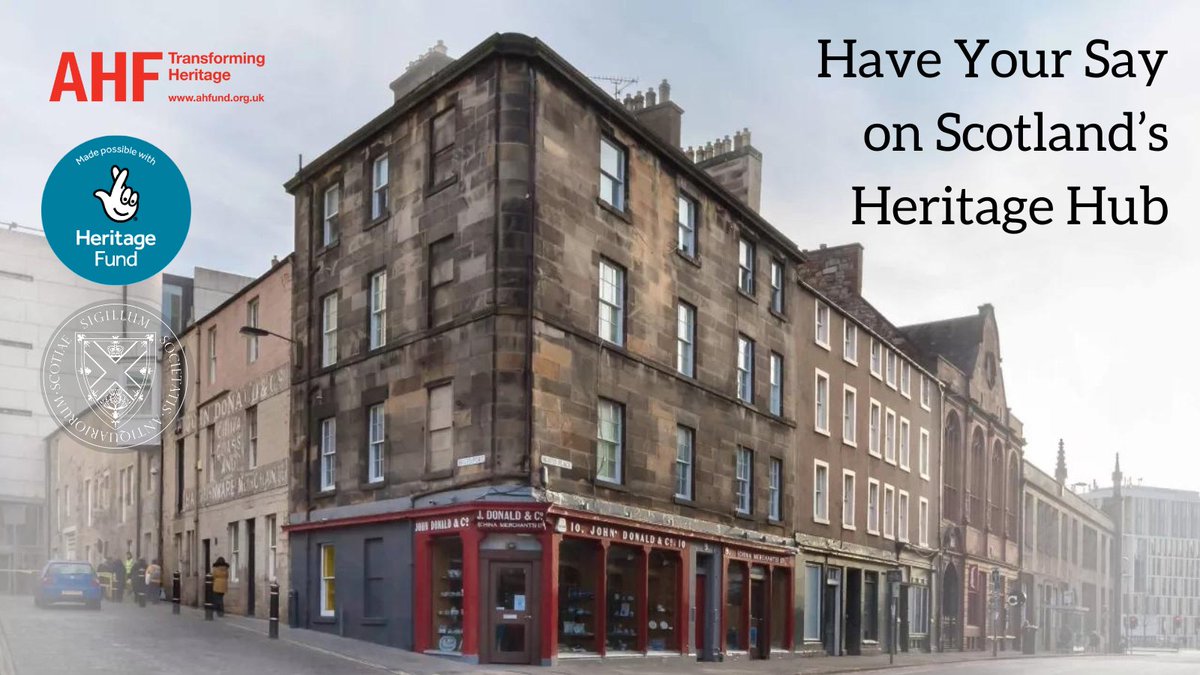 Have you heard the news? We're developing a historic location in Edinburgh to become Scotland's new heritage hub 🏦 What does that mean? That's up to you! On Friday 19 April join us for a free lunch, to see the venue, and to help design the new building: sites.google.com/horizonsresear…
