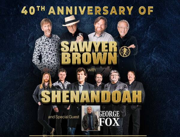 SAWYER BROWN IN KELOWNA with Special Guests @Shenandoahband & George Fox presented by @iegroupca #canadiancountrymusichalloffame #georgefox #sawyerbrown #40thanniversary #shenandoh #kelowna #okanagan

🖱️ARTICLE LINK- shorturl.at/osJN6