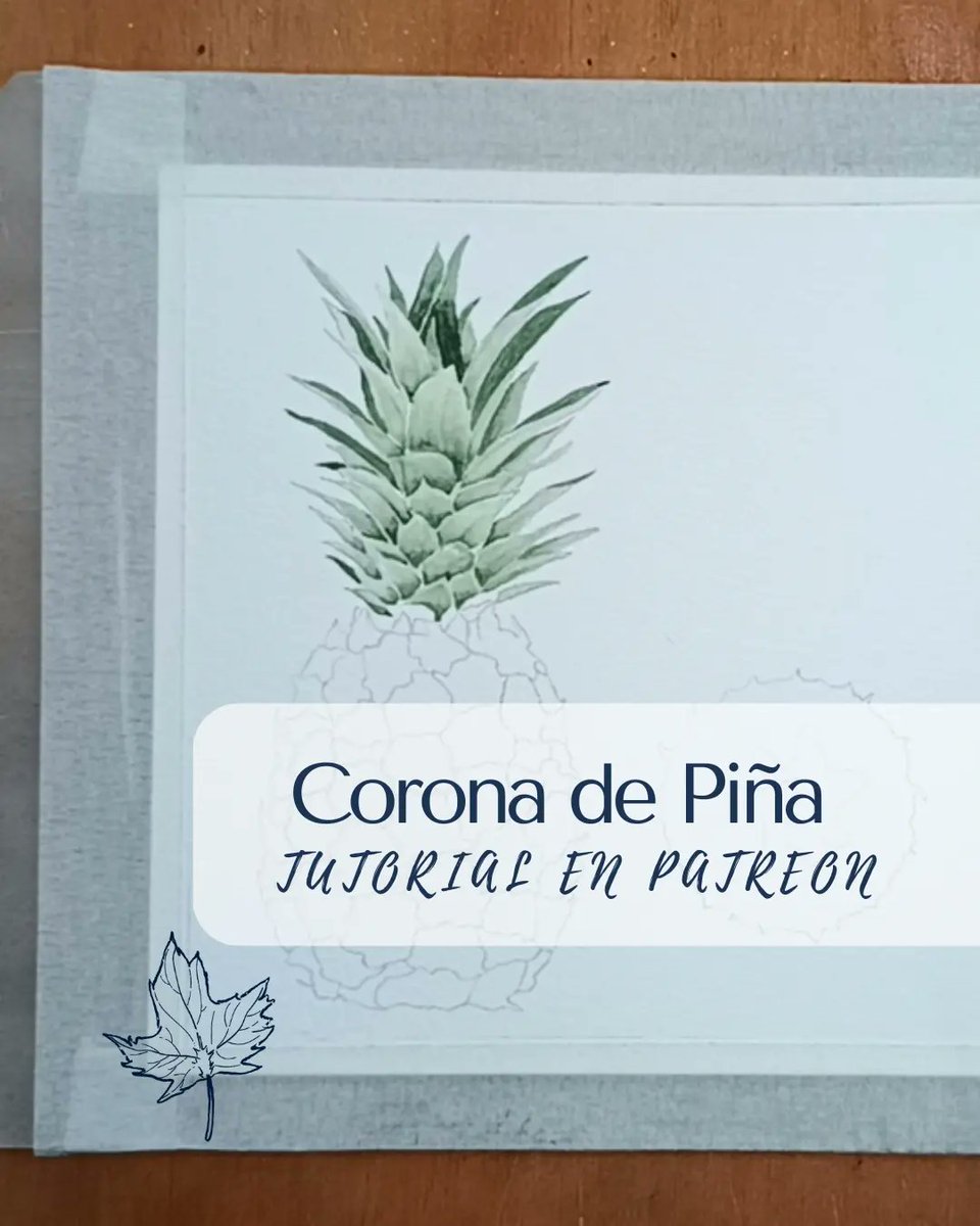 Marcetorresca's tweet photo. Hola hola, ya está al aire la parte 1/3 del tutorial en Patreon de una deliciosa piña en acuarela 🍁 
Te esperamos en https://t.co/bwncCZIOj5 https://t.co/hVzomBxabD