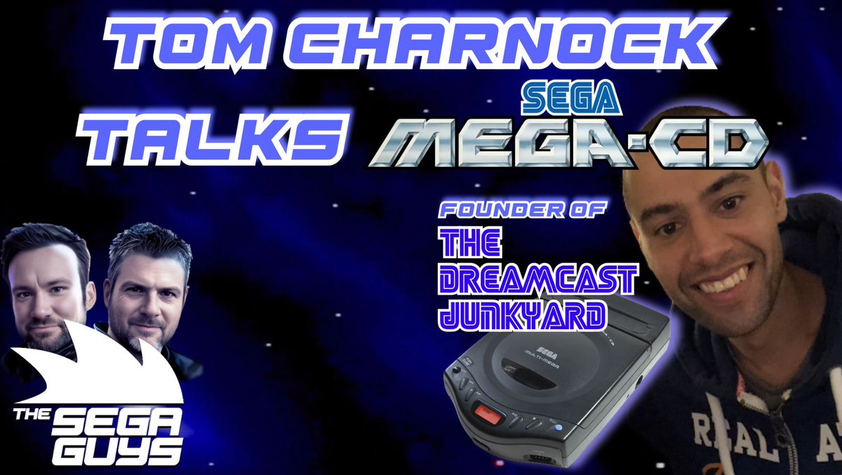 🆕 On tonight’s brand new @SEGAGuys show, @swooper_d and I talk all things #MegaCD with Tom Charnock, founder of The Dreamcast Junkyard.

Join us @ 6pm on @RadioSEGA (audio) and @ 8pm on YouTube in the live chat.

See you on the #SEGA side!  

youtu.be/q5oyB3pA3_I