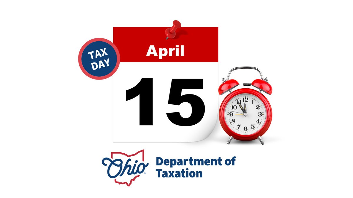 Tax returns are due today. Our call center is open late to assist you! If you have questions, call us: 1 (800) 282-1780 until 7 p.m. or stop by our walk-in Welcome Center until 5 p.m. at: 4485 Northland Ridge Blvd. Columbus, OH 43229. #OhioTax