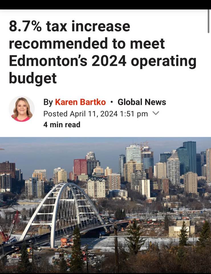 An 8.7% tax increase. For what? Top percentile salaries for city workers. Over-the-top benefits for bureaucrats. Golden pensions. Electric buses that don't work.. Bike lanes no one wants. ESG reporting. Entire DEI departments with no real deliverables. Non-productive workers.…