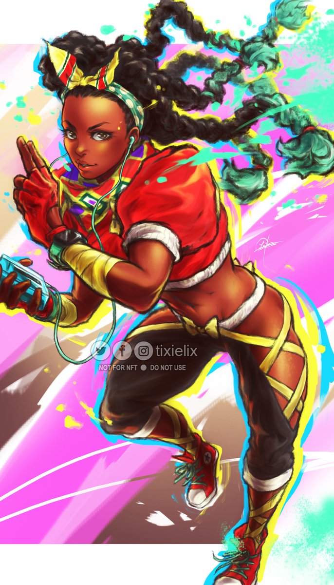 HBD #Kimberly 🎂🎉🎈🥳
#StreetFighter #Capcom