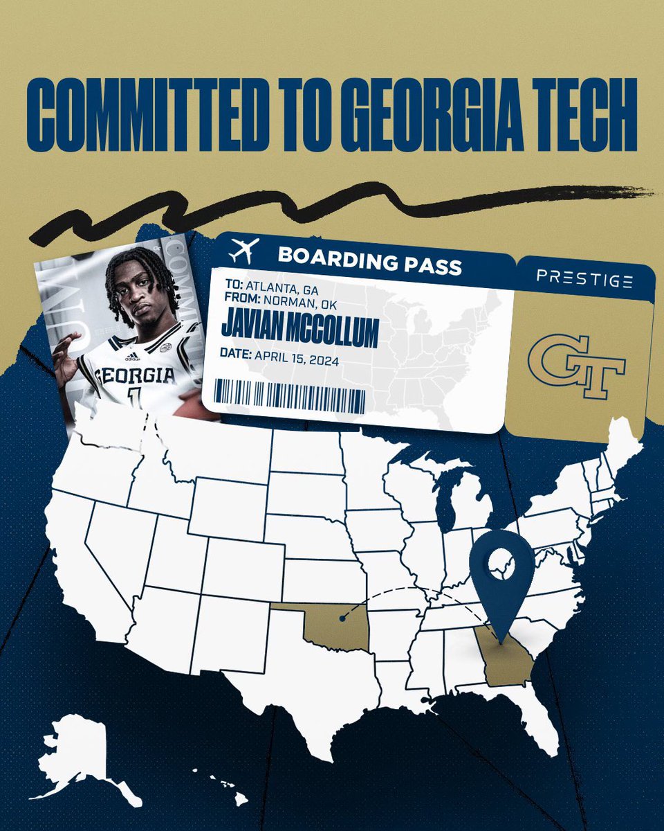 Congrats to @javian_0 of @PrestigeMgmtLLC for his commitment to Georgia Tech🐝 Javian brings a NBA style of play mixed with leadership and the ability to score the ball on all three levels. Damon Stoudamire and his staff are building a special roster for the coming years and…