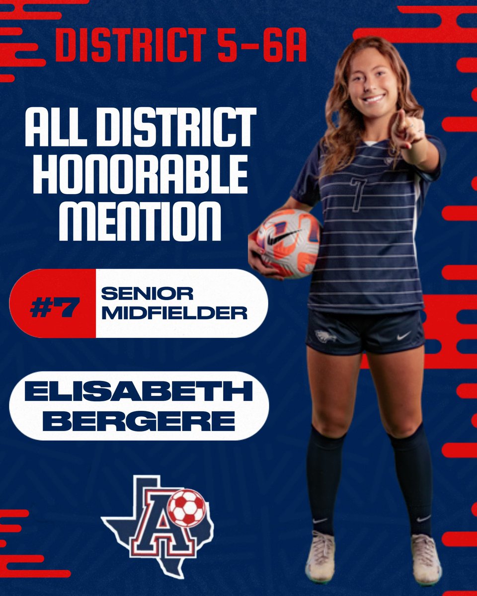 Congrats to our All District Honorable Mention players: Sr. Kenzie Arroyo Sr. Elisabeth Bergere