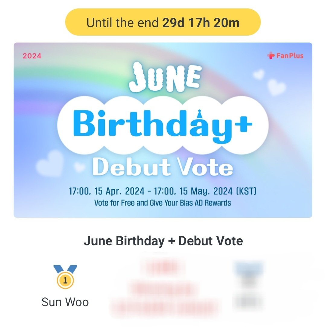 🗳 | 240415 • FANPLUS Kindly drop your votes on Sunoo. All the votes expire on a daily basis, so please vote them before they're gone 🙇🏻‍♀️ 🦊's Rank: #1 🥇 Gap: 3,314,604 votes 🔥 Referral Code: #54f4f9a3 ALL FOR SUNOO 💛 #VoteforSunoo #선우 #SUNOO @ENHYPEN_members @ENHYPEN