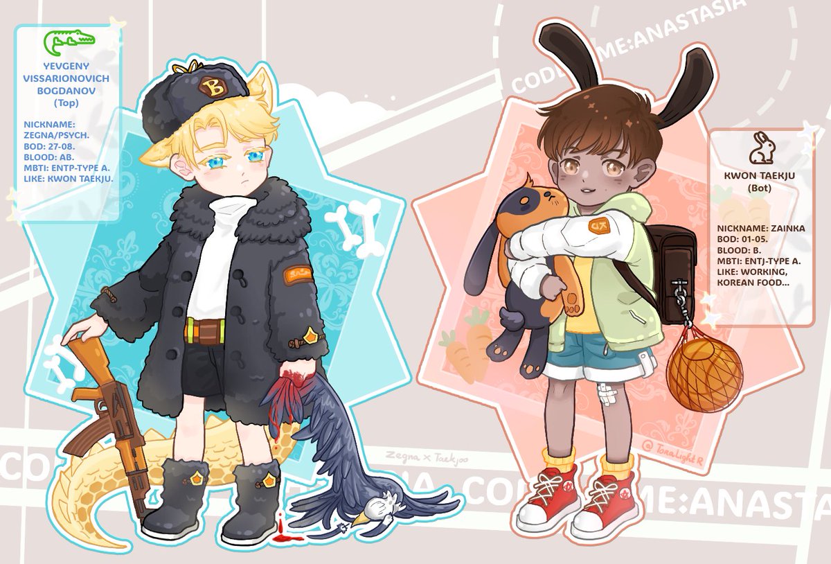 ToraLightR's tweet photo. Their childhood ~ little🐊 and little🐰.
2 different lifestyles-different living situations.
#코드네임아나스타샤 #codenameanastasia https://t.co/aiT7s7ep6g