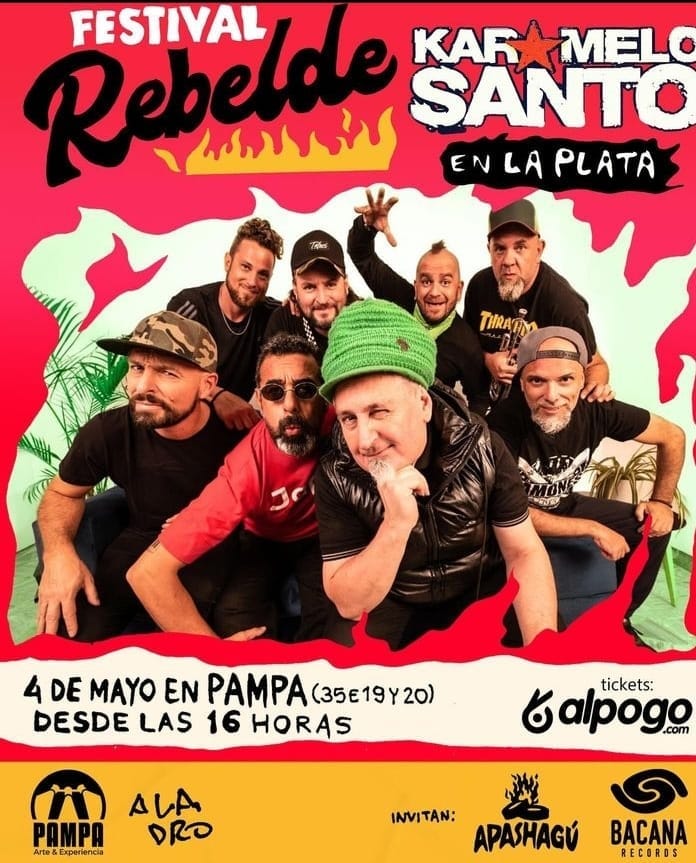 karamelosantoOK's tweet photo. @karamelosantoOK el La Plata!!!
Sábado 4 de Mayo en #Pampa calle  35 entre 19y20
Entradas by @alpogotickets https://t.co/nAc3HQRyn6