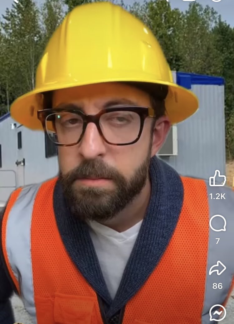 Ever see this guy’s videos where he glances at strange things going on at construction sites ? He needs to do one but with furs