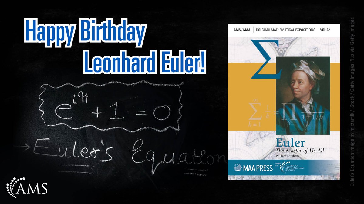 Today we honor Leonhard Euler, born on this day in 1707. His work in graph theory and topology transformed our understanding of these fields, inspiring generations of mathematicians and scientists. Explore his works: ow.ly/bA0550R6y5R #LeonhardEuler #GraphTheory #Topology