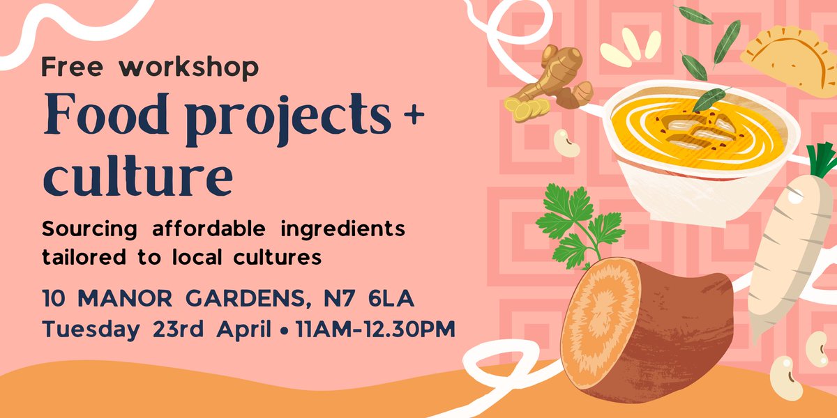 Free workshop for food projects: how to find affordable food that matches your community's cultures. Tues 23rd April 11am - 12.30pm. Limited space, so register here: tinyurl.com/yphxbaem