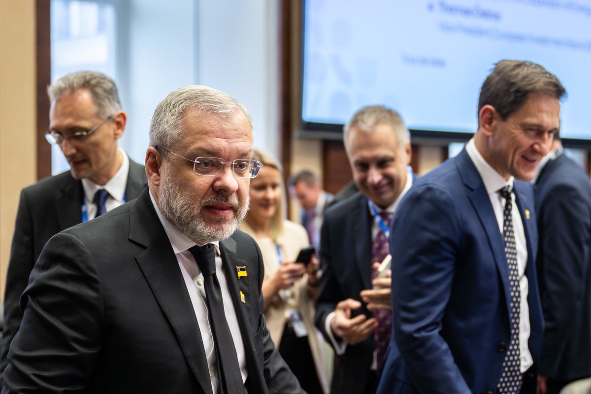 🇺🇦 Ukraine's Minister of Energy @G_Galushchenko briefed the EU Ministers on the energy situation in #Ukraine. 📹 Rewatch his doorstep: newsroom.consilium.europa.eu/events/2024041…