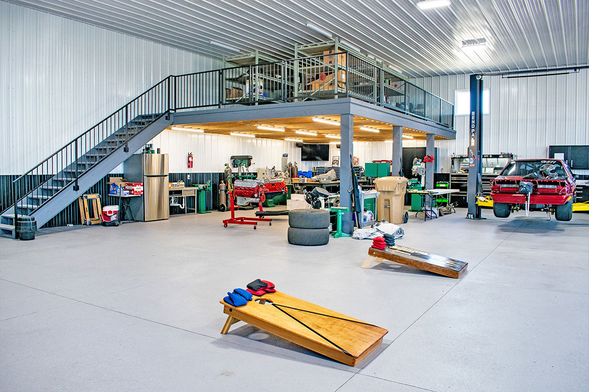 Check out this NFBA Building of the Year winner in the Hobby Shop category. 🤩 This Hobby building also has a whiskey bar. The interior includes a 600 sq ft mezzanine and ceiling and wall liners throughout.
#LesterBuildings #NFBA #BuildingoftheYear #HobbyShop #PoleBarn