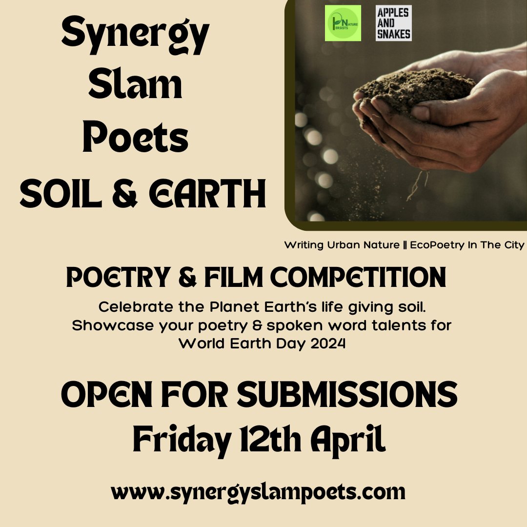 Have you missed the workshop program that went along with this poetry & spoken word film competition? @NaturePersists in partnership with @ApplesAndSnakes Find out more on the Synergy Slam Poets Poetry and Spoken Word Website synergyslampoets.com/what-is-synerg… @lebomashile @pappatshak