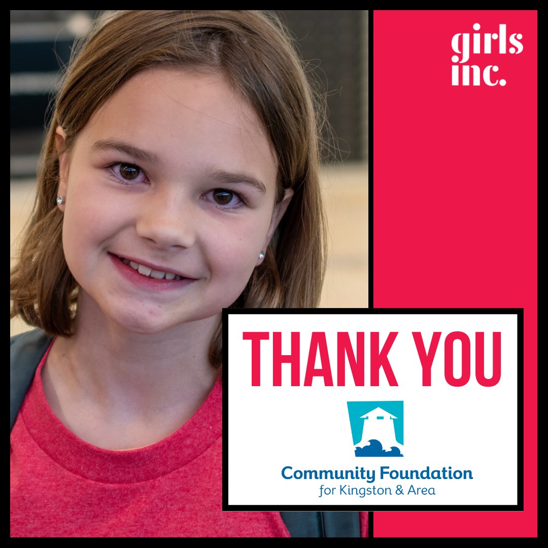 We would like to sincerely thank @CFKingstonArea for their support of our Girls Ed participants' families over the past year. With this funding, we were able to assist families with complex needs to meet their basic needs in the ways they needed most. Thank you! #thanksCFKA