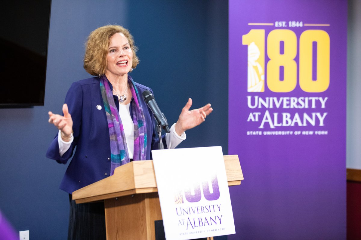 🟣🟡 The work @ualbany does is so vital to our Capital Region. From pioneering the next frontier of artificial intelligence and semiconductor engineering, to researching advances in biomedical fields, UAlbany is leading public university research and development.