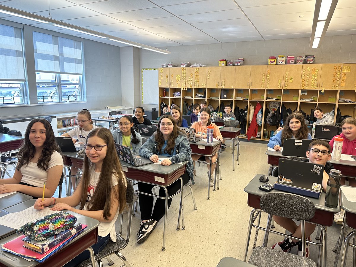 Mrs. Brewer’s students working on their TDA’s and almost loving it!