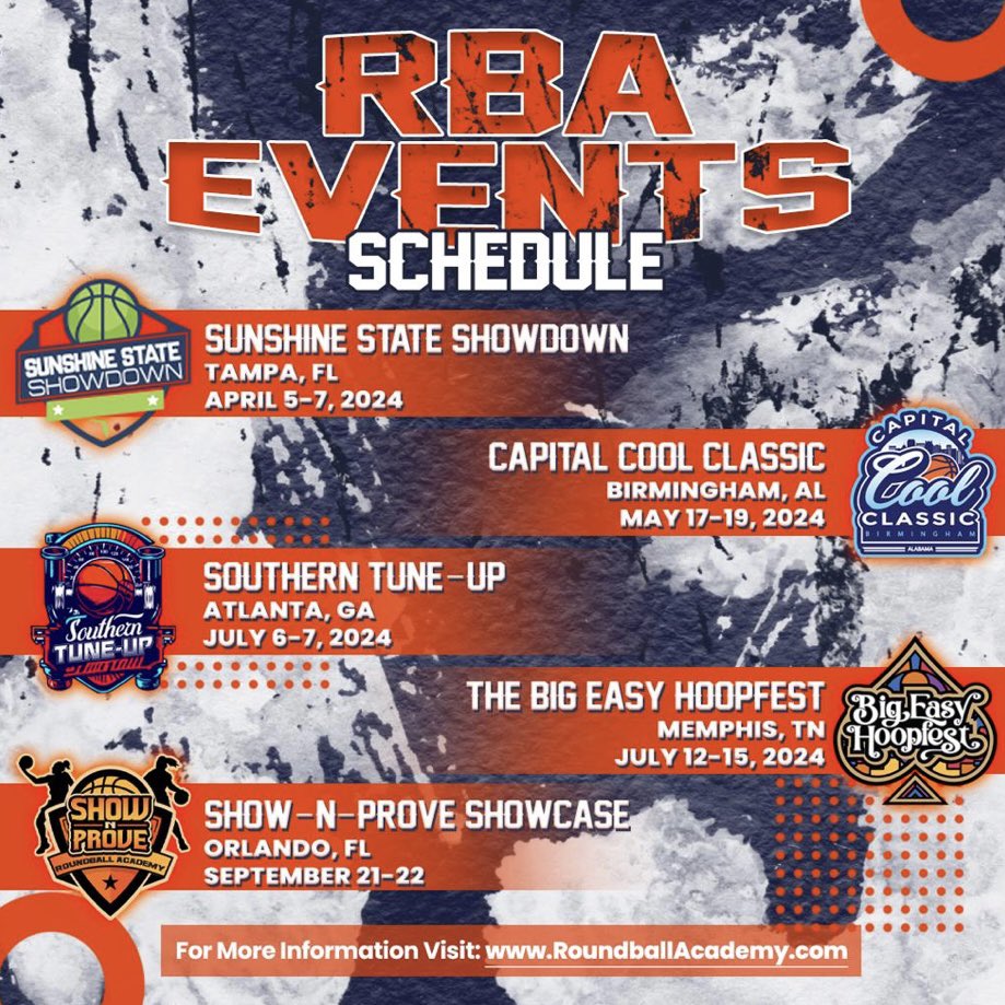Join us at RBA Events, where the competition is fierce.   Visit RoundBallAcademy.com for more information and to secure your spot   #RoundballAcademy #RBA #TerryDrakeBasketball #TerryTalks #RBAEvents @essencegirlsbb