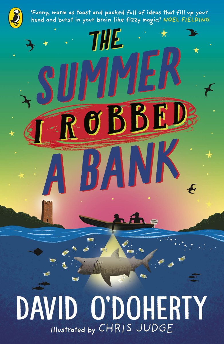 Absolutely loved The Summer I Robbed a Bank by Irish comedian David O'Doherty @phlaimeaux ⭐️⭐️⭐️⭐️⭐️Highly recommended!  carpelibrum.net/2024/04/review… #middlegradefiction #childrensfiction  #ausbookbloggers @AusBookBloggers #audiobook @BorrowBox