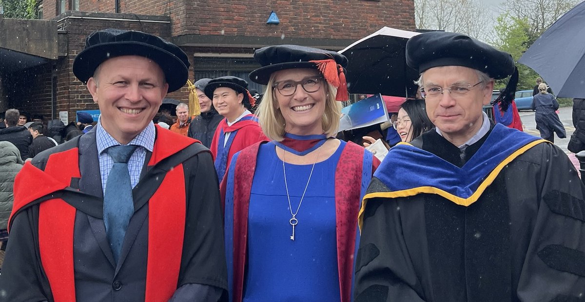 The Advanced Technology Institute (@ati_surrey) on Twitter photo Another great picture from last week's #graduation 🎉#uniofsurrey #pgr #phd #TheATI #electronicengineering <a href="/doclaskew/">Leslie Askew</a> Vlad Stolojan & Maxim Shkunov Another great picture from last week's #graduation 🎉#uniofsurrey #pgr #phd #TheATI #electronicengineering <a href="/doclaskew/">Leslie Askew</a> Vlad Stolojan & Maxim Shkunov