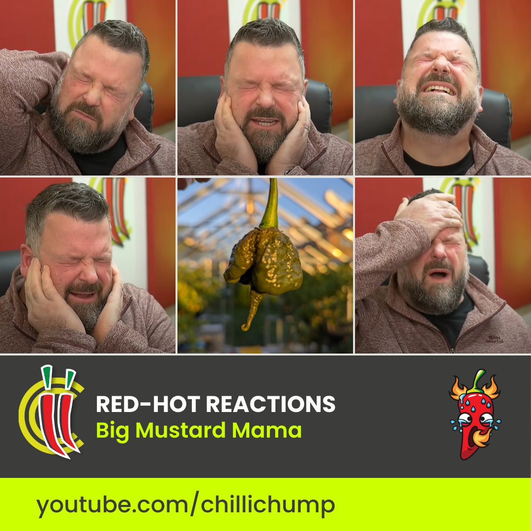 🌶️ Kicking off the week with a fiery throwback to one of our hottest moments. Eating the Big Mustard Mama - 10 minutes of pain for your viewing pleasure 🔥🥵 #chillipepper
To relive the moment - check out the video here: youtu.be/UAaZPmvJz_A