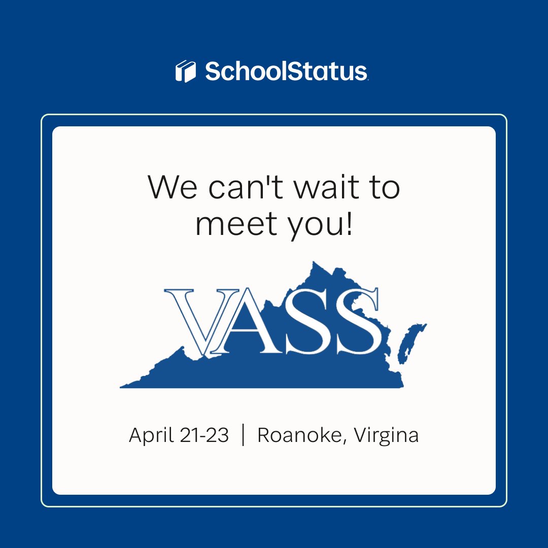 We can't wait to be in Roanoke for the @vassnews Spring Conference next week! Attending? Don't miss your chance to enter our giveaway and learn more about our latest offering—Boost! #suptchat