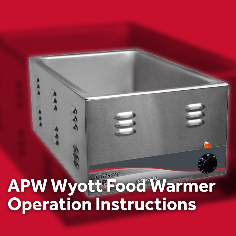 PartsTown's tweet photo. Take a look at our guides for a full range of APW Wyott food warmer operating instructions. #PartsTownTips #APWWyott #RestaurantEquipment #FoodserviceTech