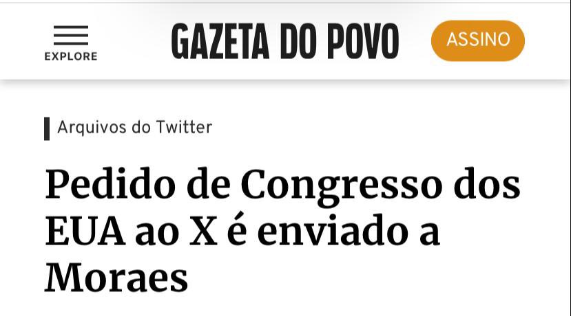 Alexandre de Moraes terá 48 horas para entregar tudo ao Congresso americano?