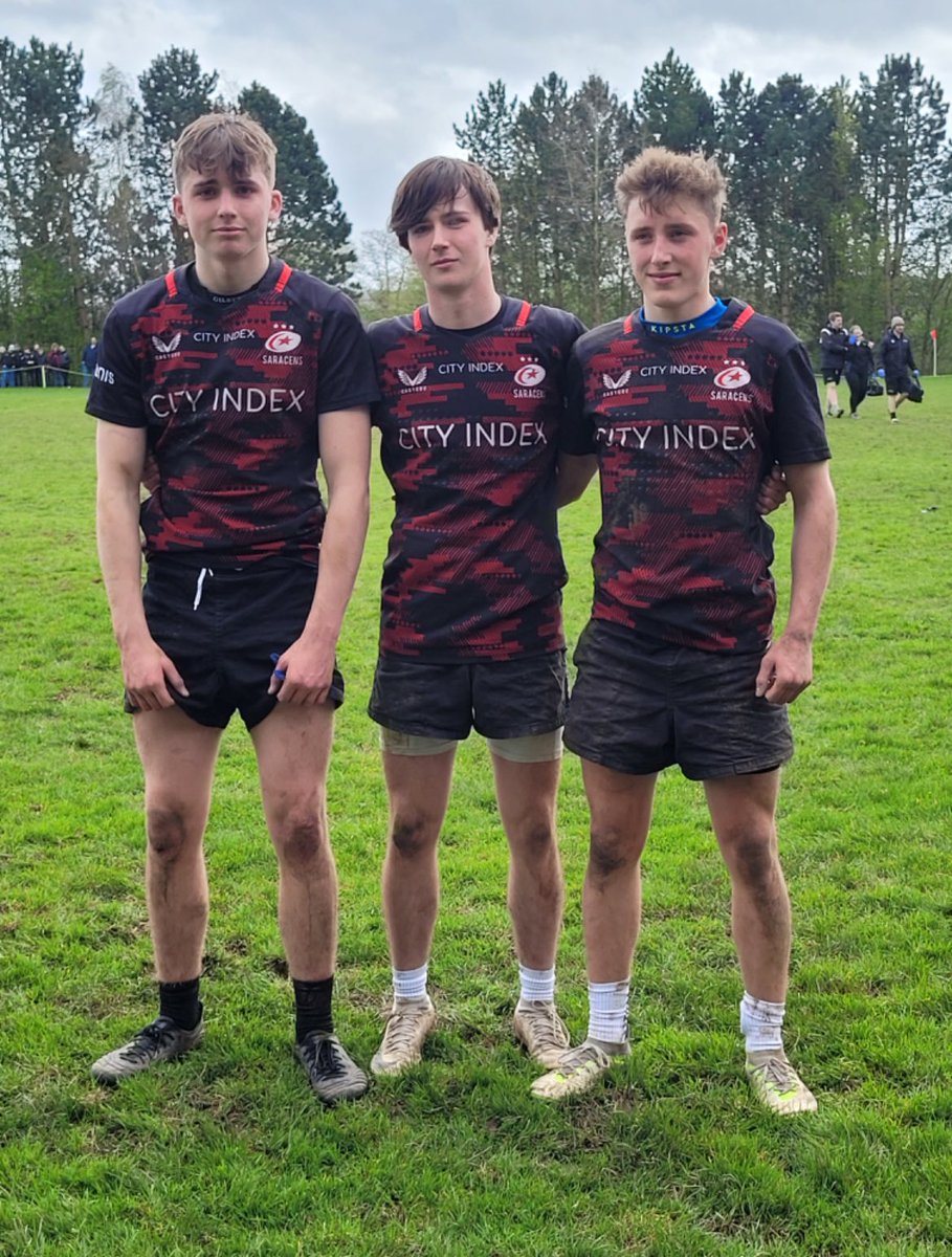 Congratulations to Year 11 pupils Niall, Aidan and Austen who were selected to play for Saracens U16s at the Warwick Academy tournament on 7th April #proudpurple @NextGenXV <a href="/SaracensD/">Saracens Junior Academy Pathway</a>