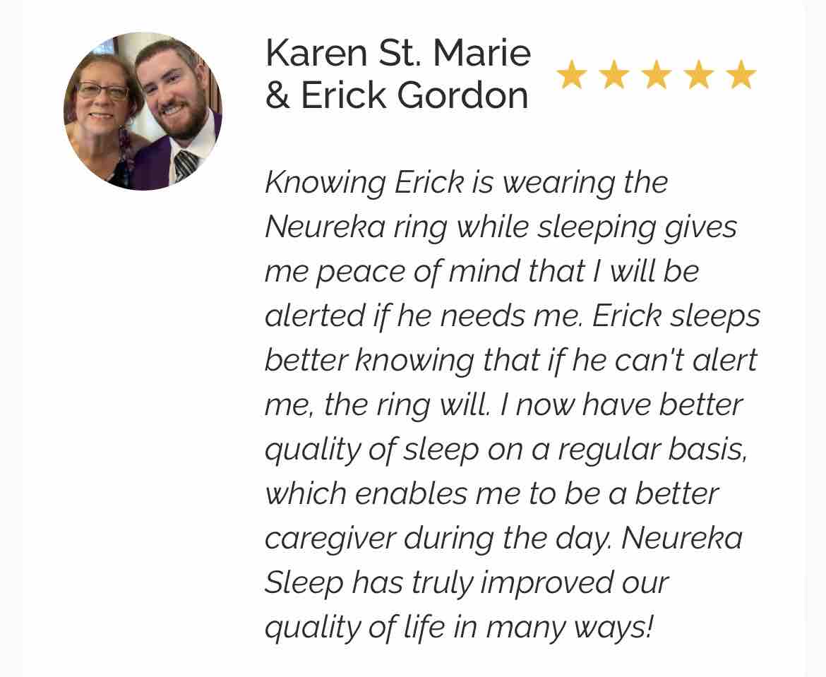 Learn how Neureka Sleep can help your family: neureka.ai #epilepsy #seizures #nocturnalseizures #caregiver #epilepsycaregiver #sleepmonitor #sleepdata #AI #SUDEP