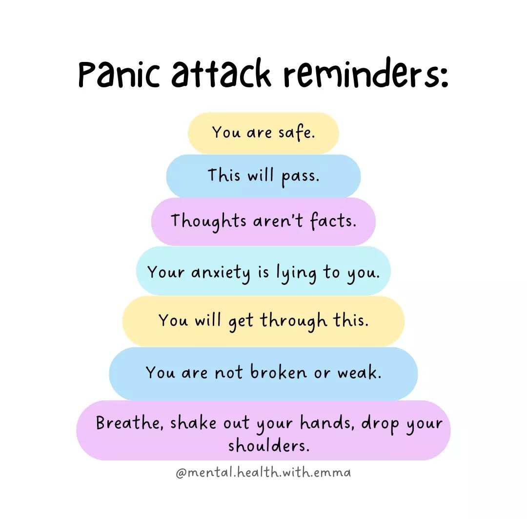I believe some will find this helpful. Sometimes we need these little reminders when a panic sets in.