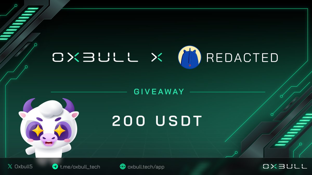 WOOF-WOOF! 🐶
In anticipation of the upcoming dog meme IDO happening on 17th Apr, we're giving away 200 USDT, to be shared among 10 lucky winners!

To join:
✅ Follow @RedactedDotDog @Oxbull5 
✅ Comment a photo of your favourite dog 
✅ Like, RT and tag 3 friends!

Deadline: