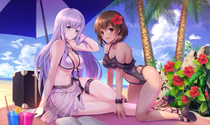 #太もも晒すとフォロワー増えるって聞いたんですがアレクサンドラ&シャリーファペアも当然重点 