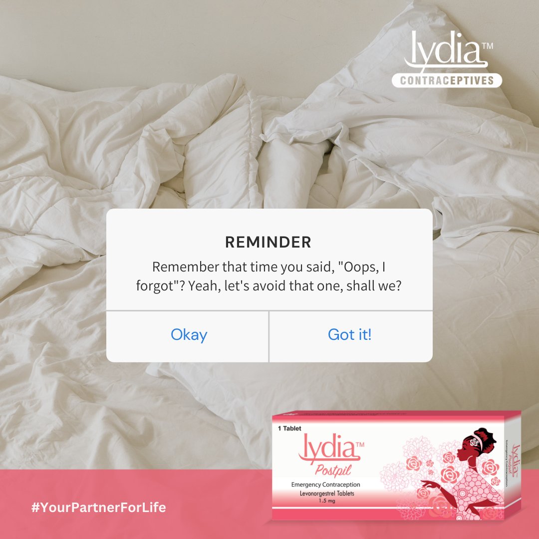 Lydia Contraceptives EA tweet media