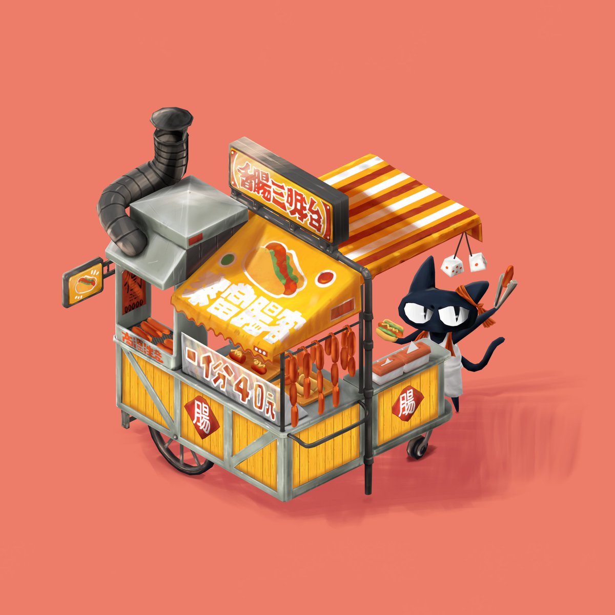 CaioTurcato's tweet photo. I had a blast creating this 3D hand-painted game art! It was enjoyable imagining how the art style would translate into a real game.
Based on an illustration by nuomi0231.
#handpainted #3D #stylized3D #gameart 
https://t.co/5AKoyqcNWu https://t.co/1SkoVF7LZB