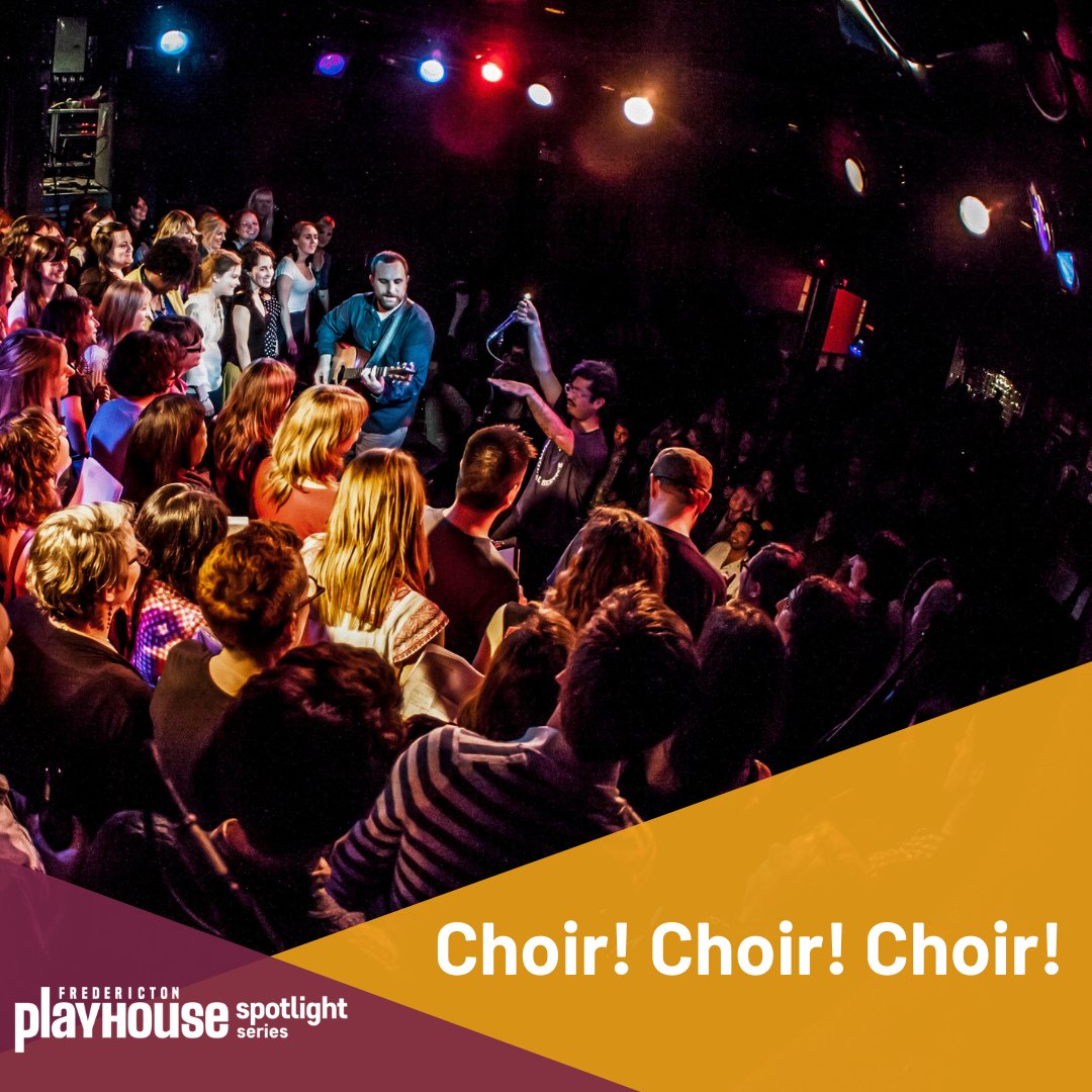 Tonight! @choirchoirchoir gets you up out of your seat, singing along to your favourite 80's hits. Start your vocal warmups now, they hit the stage at 7:30! 🎤 🎤 🎤