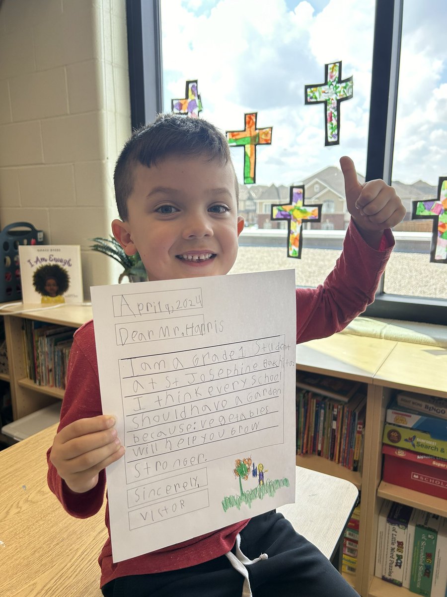 mrswollziefer's tweet image. April’s deep learning theme is Global Citizenship and Sustainability ☂️ 

We’ve been brainstorming ways we can contribute to our community and promote equity while caring for our planet 🌎🌱 

What better way than a school garden? 🪴🫛🥕🥬