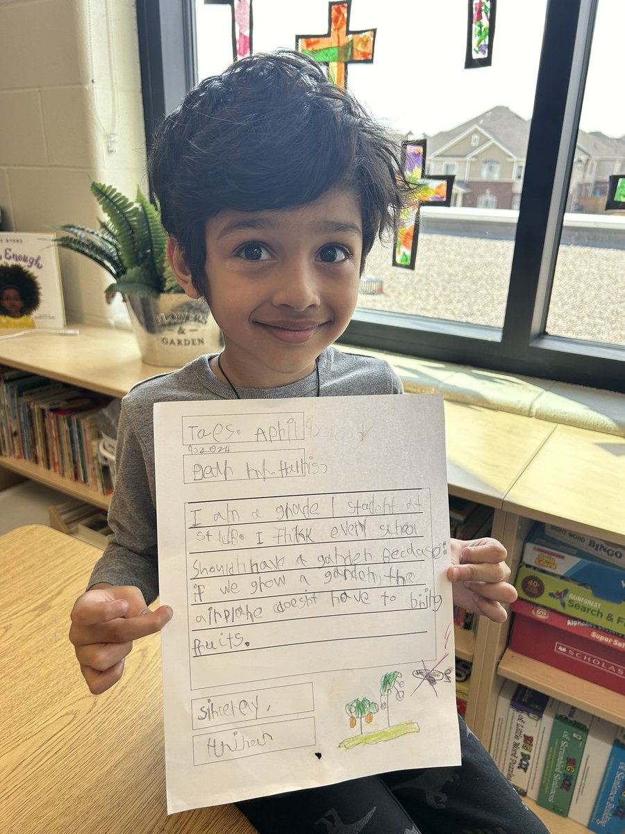 mrswollziefer's tweet image. April’s deep learning theme is Global Citizenship and Sustainability ☂️ 

We’ve been brainstorming ways we can contribute to our community and promote equity while caring for our planet 🌎🌱 

What better way than a school garden? 🪴🫛🥕🥬